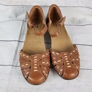 Clarks Collection Closed Toe Mary Janes Sz 6.5